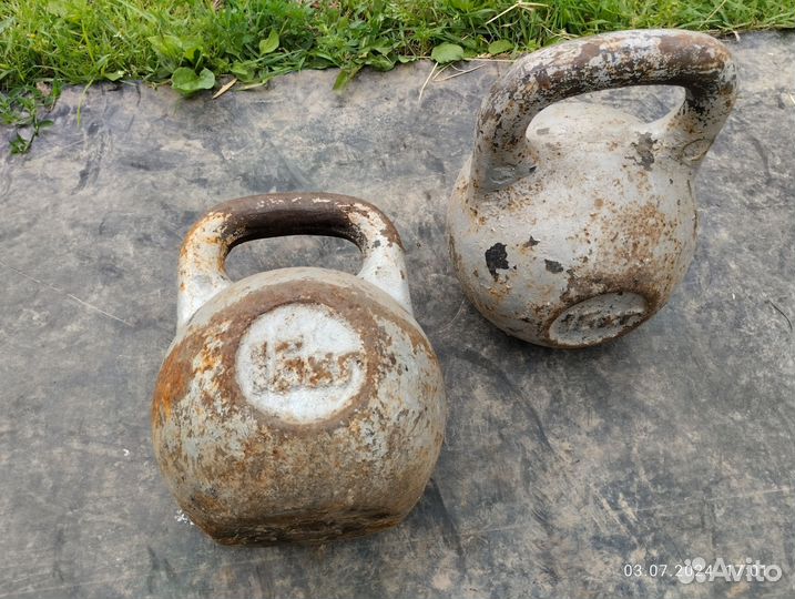 Гиря 16 кг СССР Вологде