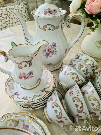Сервиз фарфор чайный на 12 персон Германия