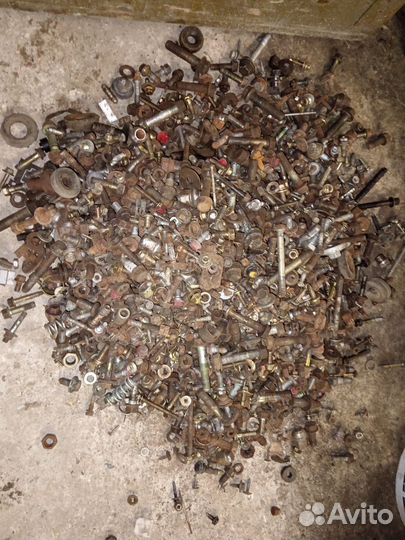 Болты, гайки, шайбы, гройверы и т. д