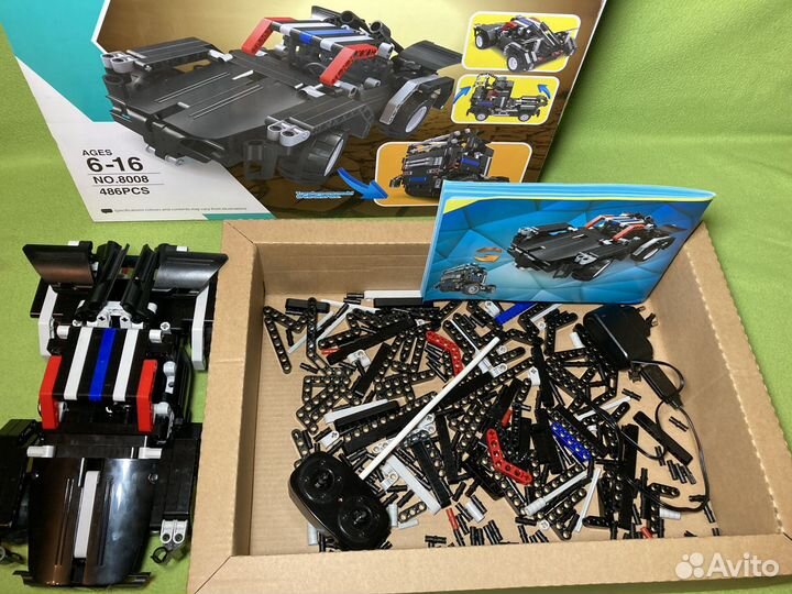 Конструктор машина на р/у 2 в 1