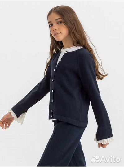Кардиган для девочки школьный 122- 128