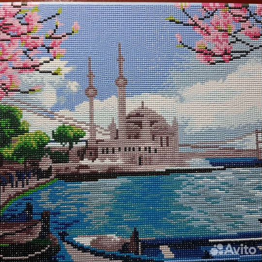 Готовая картина. Алмазная мозайка