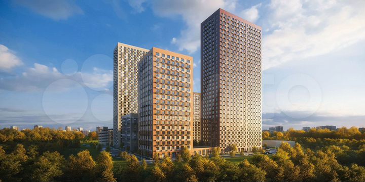 Квартира-студия, 21,8 м², 26/33 эт.