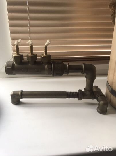 Светильник- настольный лофт, подсвечник лофт