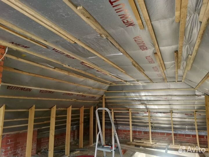 Утепление потолка