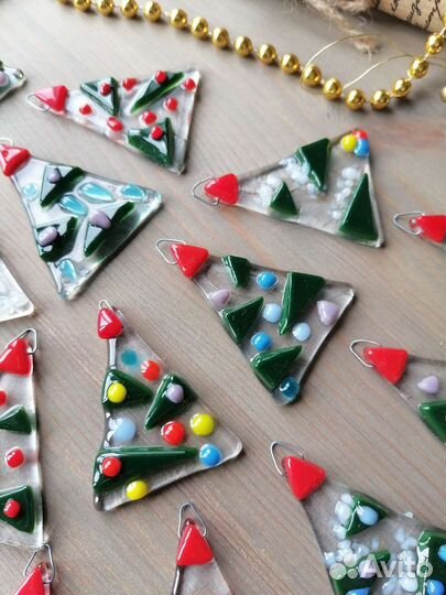 Елочные игрушки стекло