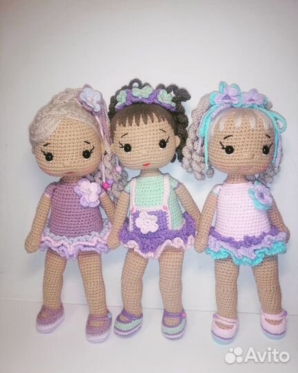 Вязаные игрушки ручной