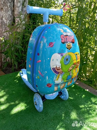 Детский чемодан Brawl stars самокат
