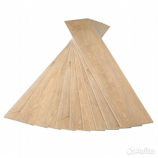 Кварцвиниловая плитка Дуб светлый Замковая