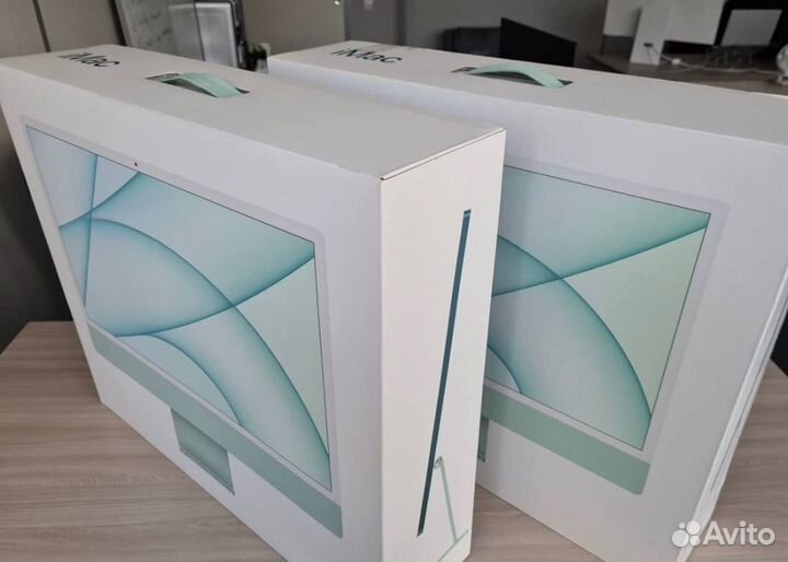 iMac 24M1 8GPU 8/256GB Green Новый, Рассрочка