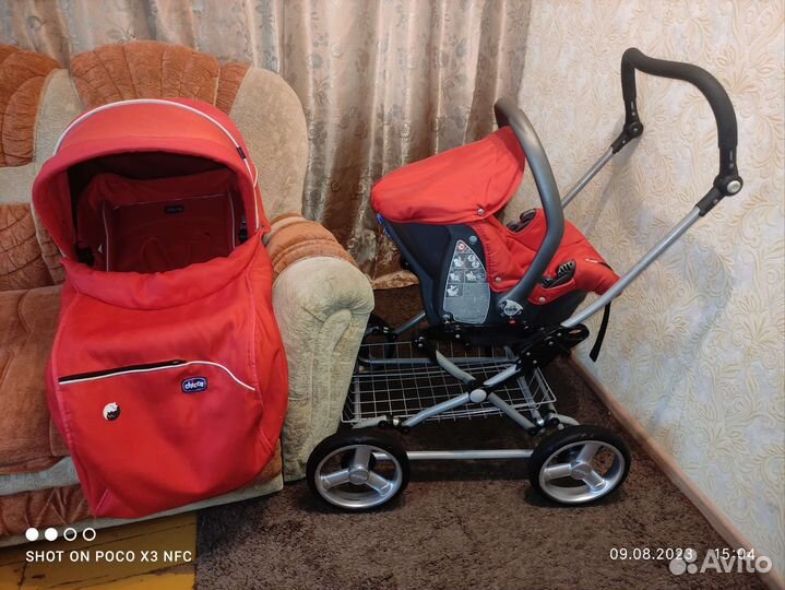 Коляска 3 в 1: трансформер + автолюлька CAM