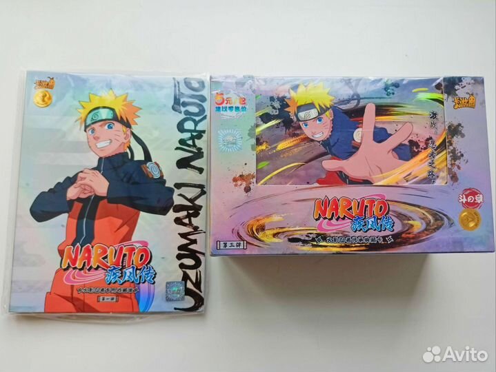Бокс с карточками Наруто T3W3 + альбом от Kayou