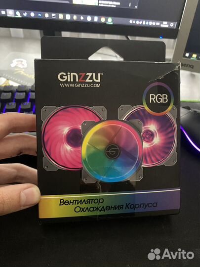 Вентелятор для пк ginzzu RGB