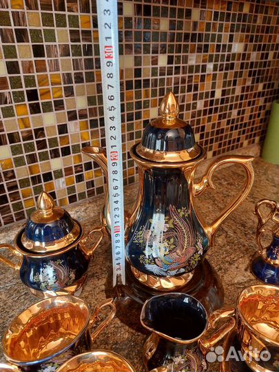 Чайно кофейный фарфоровый сервиз