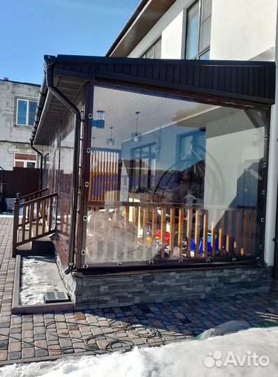 Мягкие окна для веранды