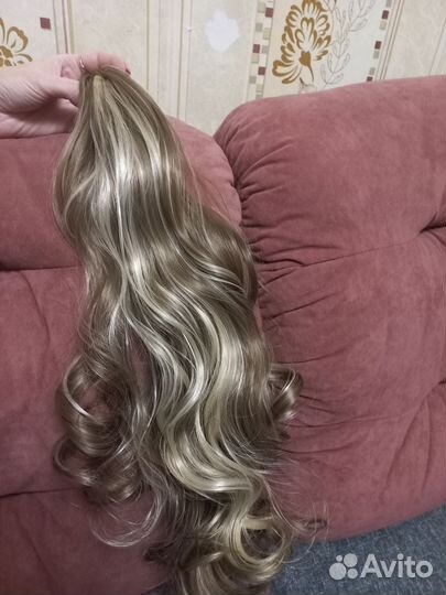 Хвост шиньон на крабе