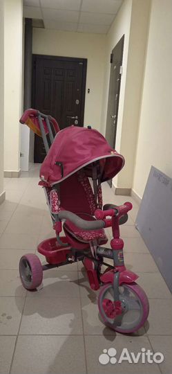 Велосипед коляска с ручкой