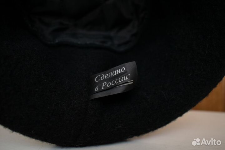 Шляпа женская из шерсти
