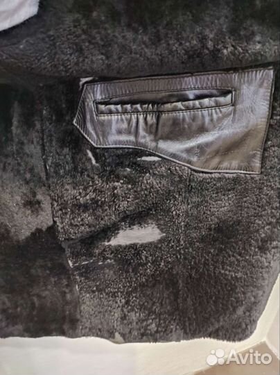 Кожаная куртка мужская зимняя