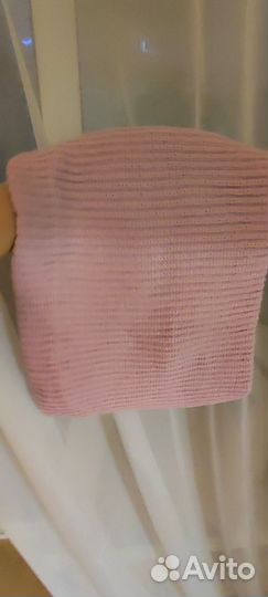 Комплект шапка и снуд женский