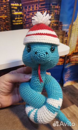 Игрушка поделка змейка