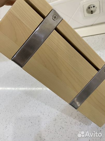 Подставка для ножей IKEA (нат.дерево)