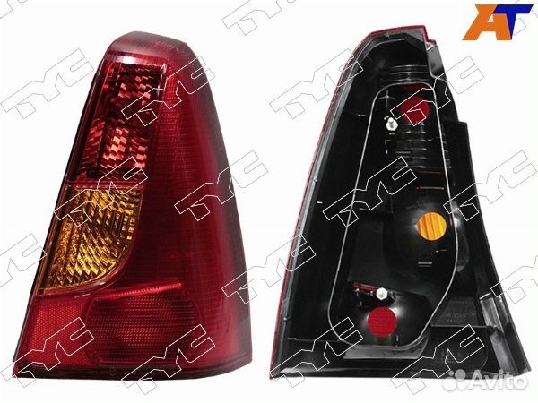 Фонарь задний renault logan 05-14