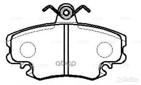 Колодки тормозные Renault logan 04/sandero 08