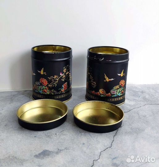 Банки жестяные для хранения