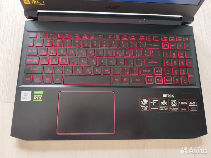Ноутбук Acer Nitro 5 i7-10750H / Nvidia RTX 3050