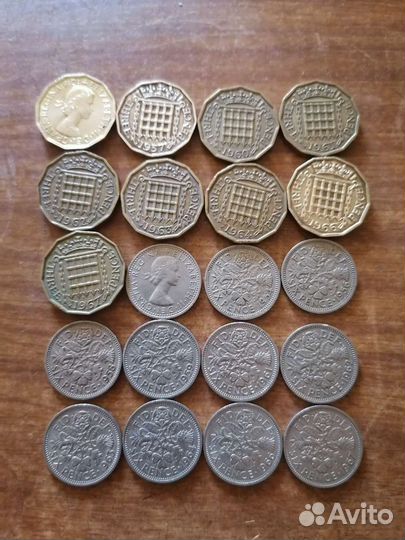 Монеты Великобритании и США