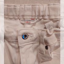 Джинсы белые для девочки 140 см