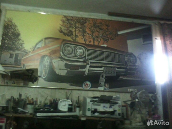 Картина Chevrolet el Camino 1.8*0.9 m