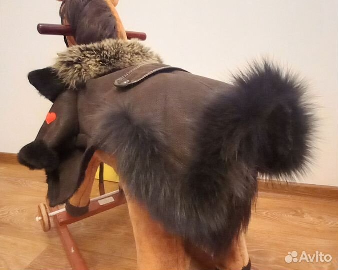 Дубленка для питомца s m