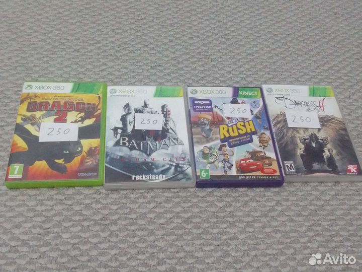 Оригинальные и прошитые диски на Xbox 360