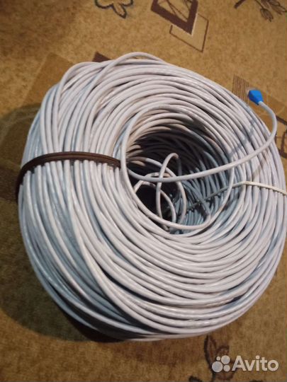 Интернет кабель,витая пара 8 жил,cat 5e,UTP обжим