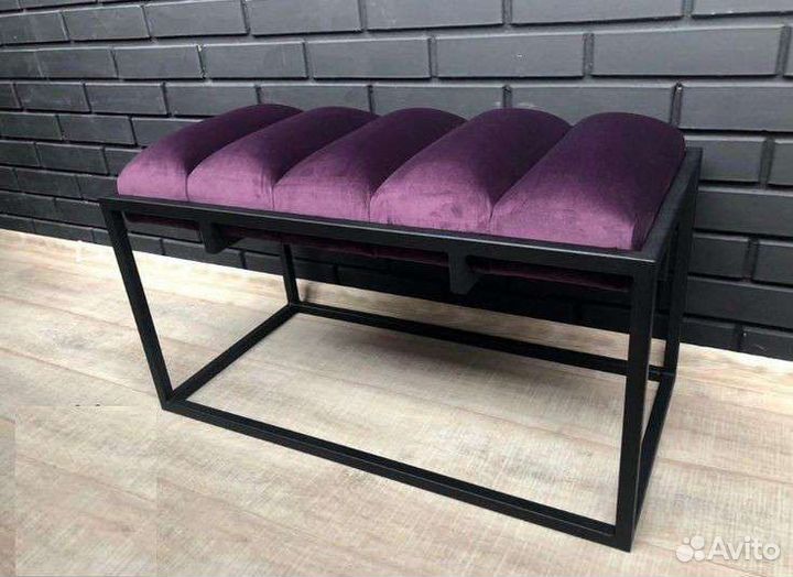 Банкетка в стиле loft