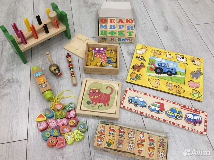 Игрушки деревянные