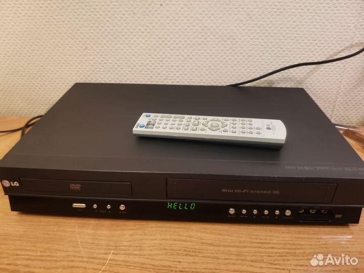 LG DC778 VHS & DVD Combo HI-FI Stereo