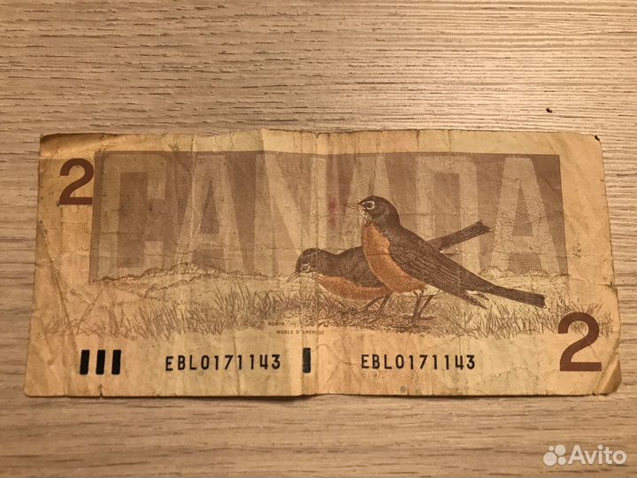 Канадский доллар 1986 года