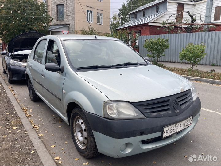 Дверь рено логан 1,6 K7MF710. В разборе