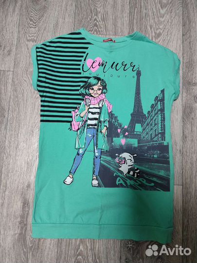 Рубашка туника на девочку