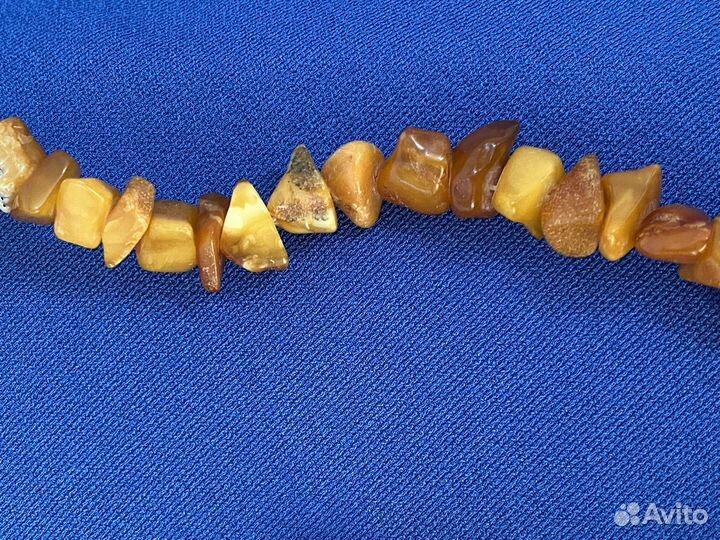 Бусы из янтаря, стекла Чехия, бирюзы