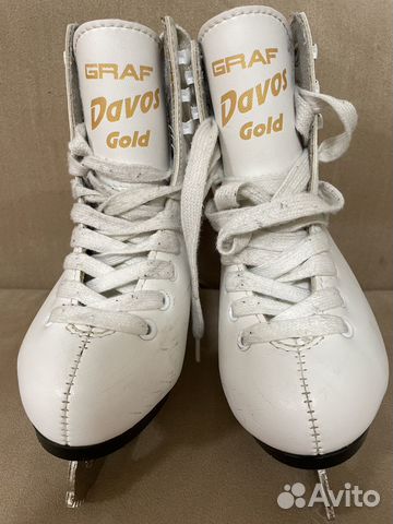 Коньки детские 27 размер Graf Davos Gold