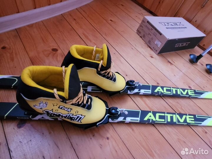 Лыжи беговые детские 160 с ботинками