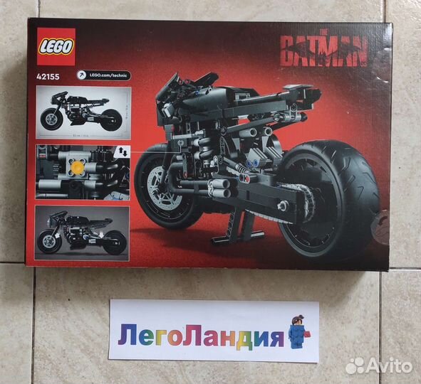 Lego Technic 42155 Бэтмен Бэтцикл