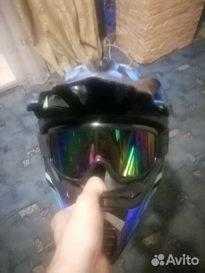 Шлем кроссовый бу