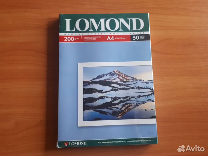 Фотобумага Lomond A4 и A6