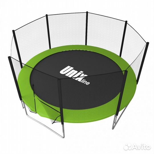 Батут unix line Simple 10 ft Green outside