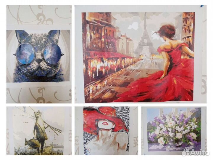 Картины по номерам (готовые) 40*50